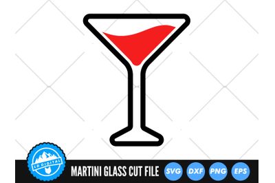 Martini Glass SVG | Martini Cut File | Alcohol SVG