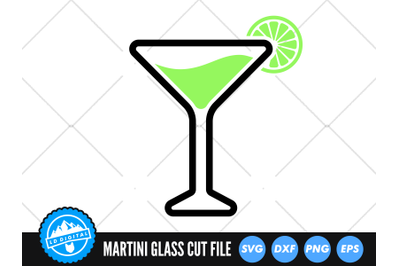 Martini Glass SVG | Martini Cut File | Alcohol SVG