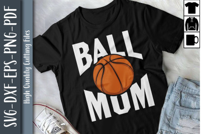 Baseball Funny Design Ball Mom