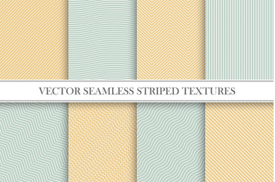 Classic seamless striped patterns
