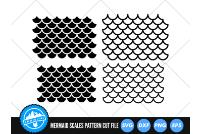 Mermaid Scales Pattern SVG | Mermaid Tail Cut File