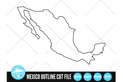 Mexico Outline SVG | Mexico Cut File | Countries SVG