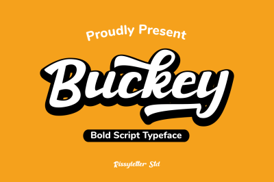 Buckey Bold Script Font