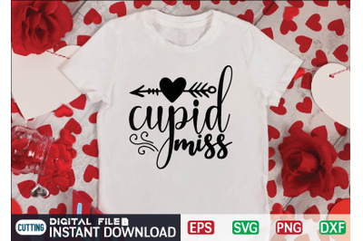 Cupid miss Svg design