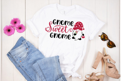 Gnome Sweet Gnome Valentine Gnomes SVG
