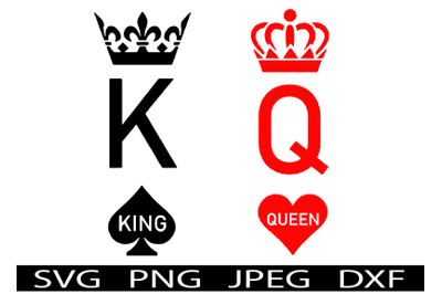 King and Queen Couples svg, Couple shirt svg, couple valentine svg