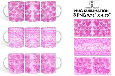 Valentines Mug Sublimation Wrap&nbsp;
