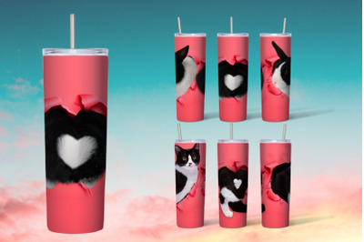 Valentine Heart Tumbler Sublimation