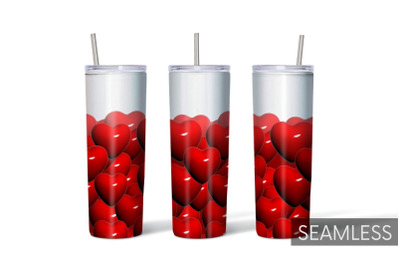 Hearts Tumbler Sublimation