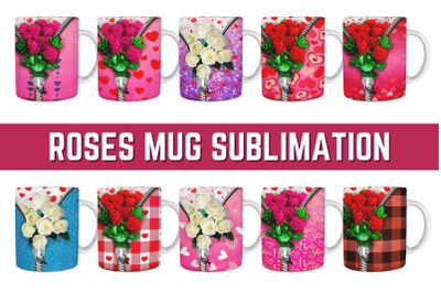 Roses Mug Sublimation