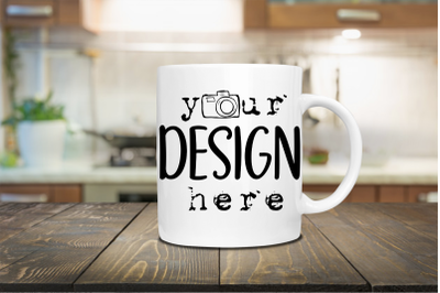 White Mug Mockup, vertical mockup template,Coffee mug mockup, Add Your