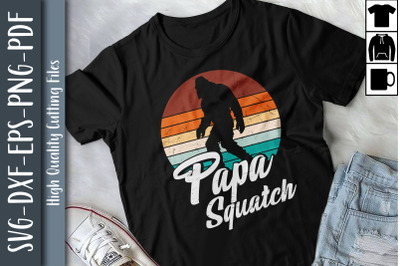 Funny Design Bigfoot Papa Squatch