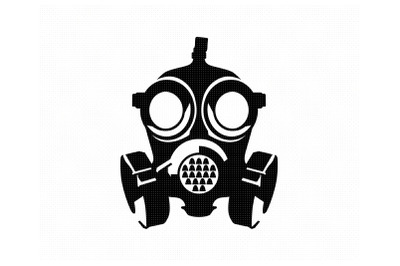 Military Gas Mask SVG