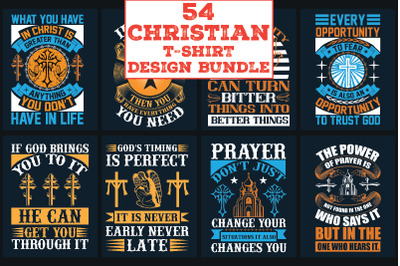 Christian T-Shirts Design Bundle