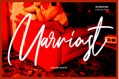 Marriast Script Font