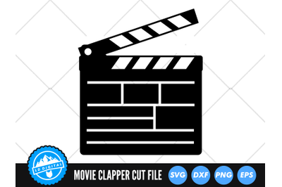 Movie Clapperboard SVG | Director Clapper Cut File | Movie SVG