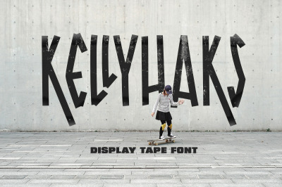 Kellihaks - Display Tape Font