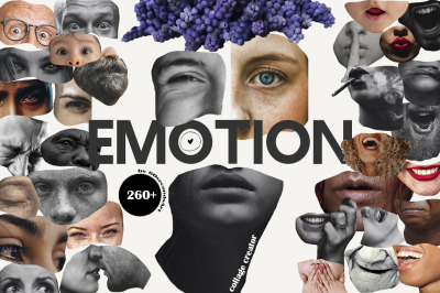 Emotion collage creator Cuts out people animals