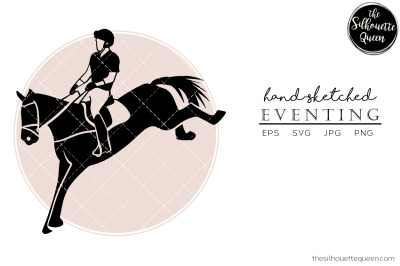 Hand drawn Eventing 1  Vector Sketch