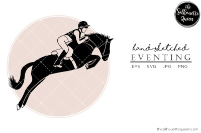 Hand drawn Eventing 3  Vector Sketch