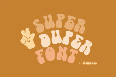 Super Duper | Handwritten font
