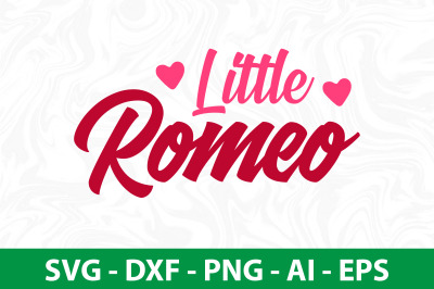 Little romeo SVG