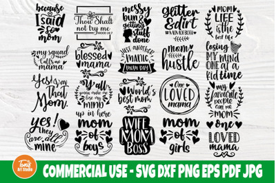 Mom SVG Bundle, Funny Mom Quotes Svg, Cricut Svg