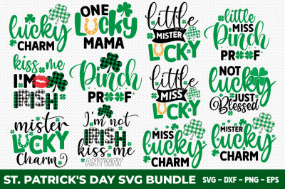 St Patrick&#039;s Day SVG Bundle - 20 Designs