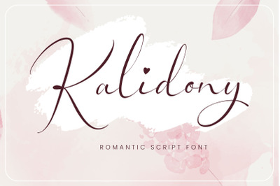 Kalidony - Lovely Font