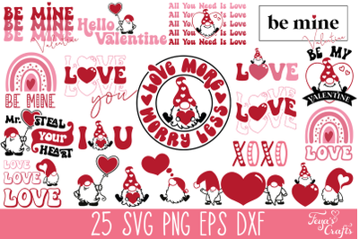 Valentine&#039;s SVG Cut Files Bundle