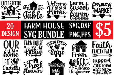 farm house svg bundle