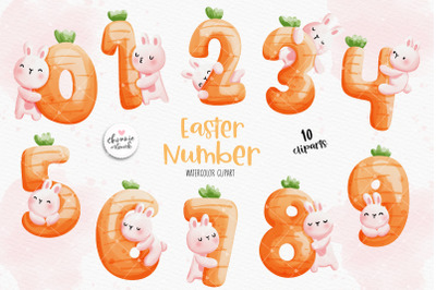 Easter rabbit numbers&2C; Birtday numbers