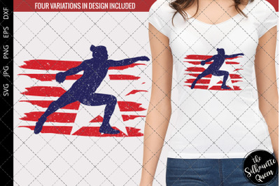 Discus Throw - Women - Track and Field flag svg , Oil Rig svg