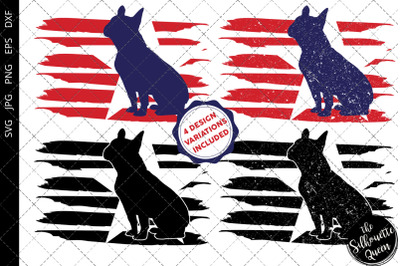 French Bulldog Dog flag svg , Oil Rig svg, American Flag