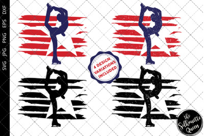 Ice Skating - Men flag svg , Oil Rig svg, American Flag