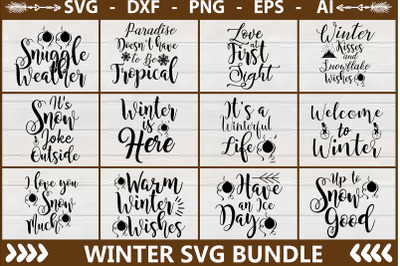 Winter SVG Bundle