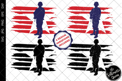 Soldier flag svg , Independence svg, American Flag