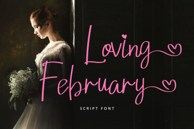 Loving February - Valentine Font