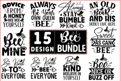 Bee SVG Design Bundle