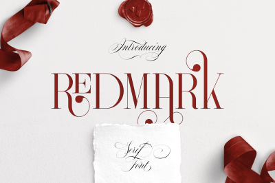 Redmark - elegant serif font