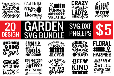 garden svg bundle