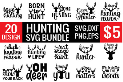 Hunting svg bundle