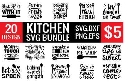 kitchen svg bundle