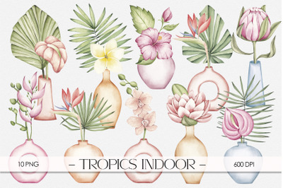 Watercolor Set &quot;Tropics indoor&quot;