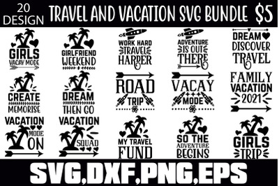 Travel and Vacation svg bundle