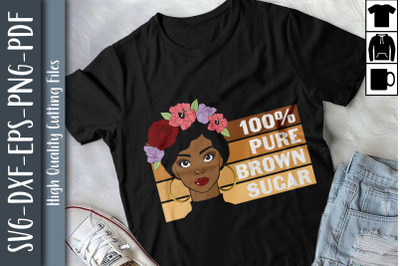 Black Girl 100% Gold Pure Brown Sugar