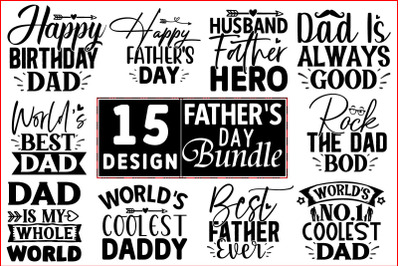 Father&#039;s Day SVG Design Bundle