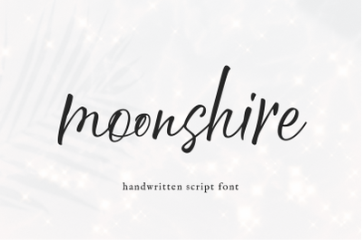 Moonshire - Handwritten Script Font