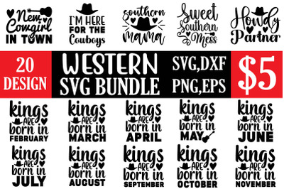 Western svg bundle