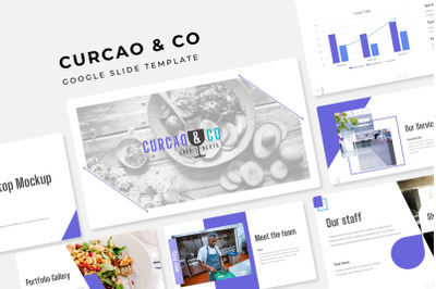 Curcao &amp; Co Google Slide Template